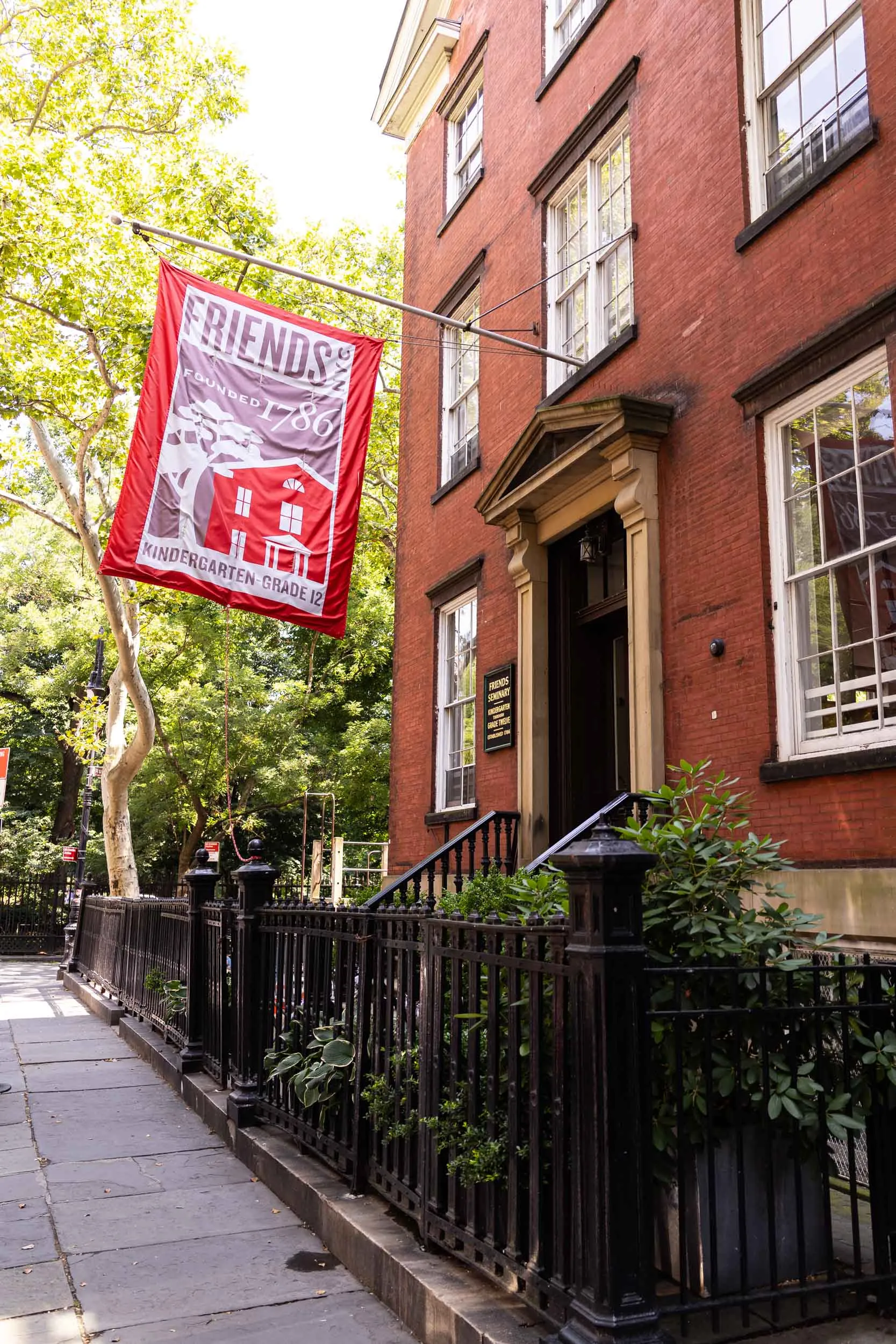 Friends Seminary school building in Manhattan