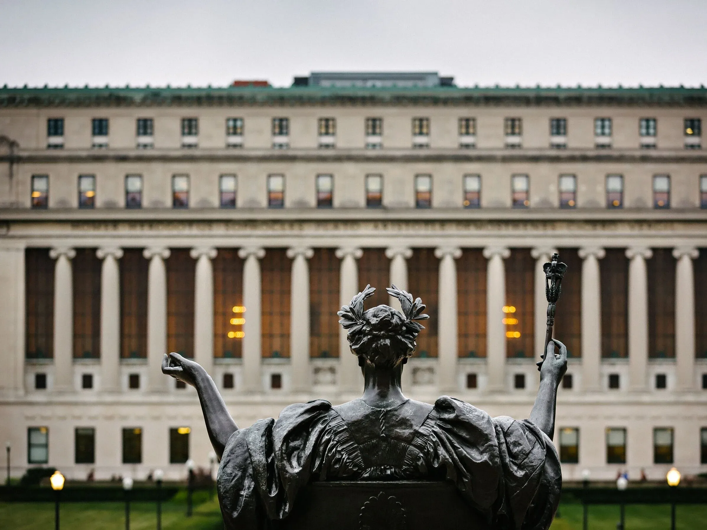 Columbia University campus in New York City